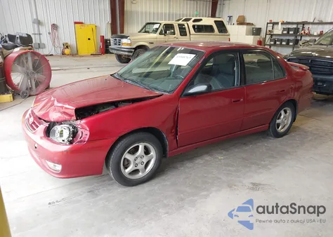 2001 Toyota Corolla S from USA, damaged, VIN 1NXBR12E41Z420637
